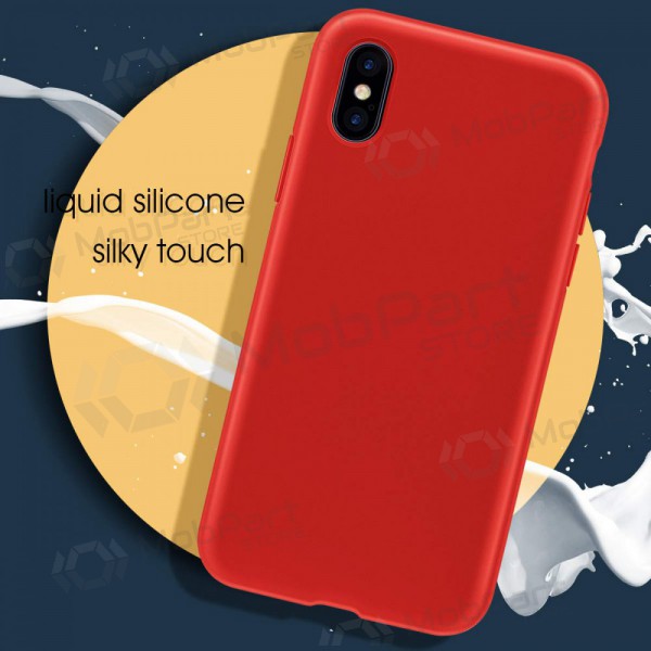 Apple iPhone 12 Pro Max hülle - Liquid Silicone - 1.5mm (rot)