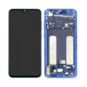 Xiaomi Mi 9 Lite Display (Blau) (mit Rahmen) (service pack) (original)