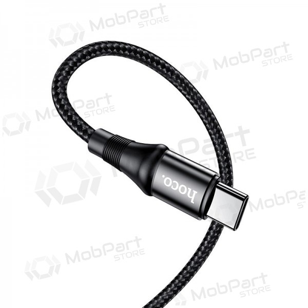 USB-Kabel Hoco X50 Exquisito Type-C - Type-C 100W 1.0m (Schwarz)