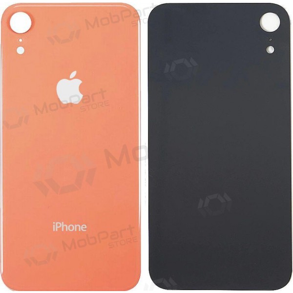 Apple iPhone XR Rückseite Akkudeckel (coral) (bigger hole for camera) Apple iPhone XR Rückseite Akkudeckel (coral) (bigger hole for camera)