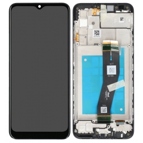 Samsung Galaxy A02s Display (Schwarz) (mit Rahmen) (original)