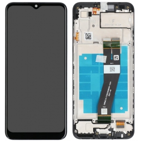 Samsung Galaxy A03 Display (Schwarz) (mit Rahmen) (original)