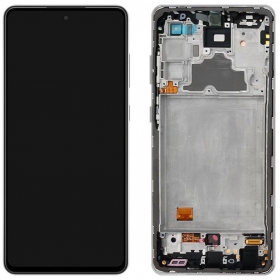 Samsung Galaxy A72 Display (Schwarz) (mit Rahmen) (original)