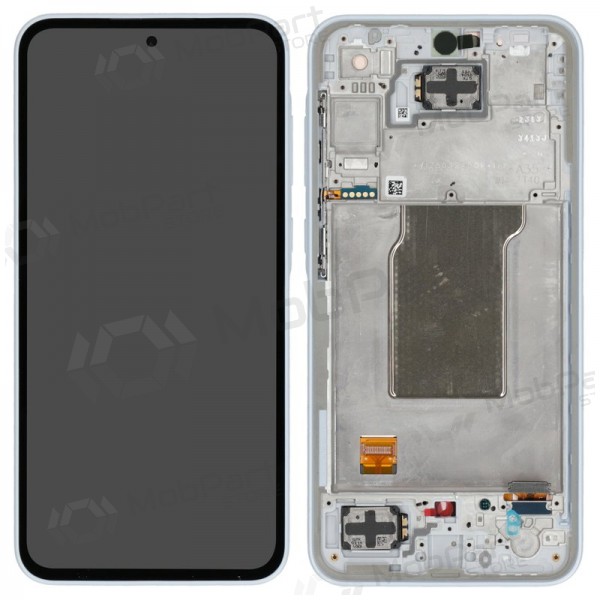 Ekranas Samsung A356 A35 5G su lietimui jautriu stikliuku und rėmeliu Awesome Iceblue original (service pack) Ekranas Samsung A356 A35 5G su lietimui jautriu stikliuku und rėmeliu Awesome Iceblue original (service pack)