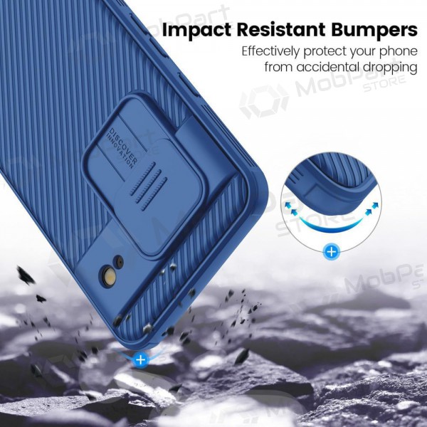 Google Pixel 7 Handyhülle „Nillkin CamShield Pro“ (Blau)