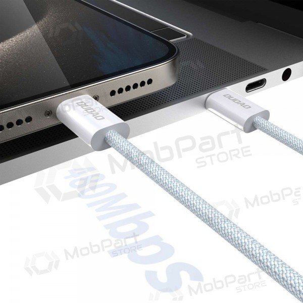USB-C-Kabel Dudao L6C USB-C auf USB-C 1 m 60 W weiß