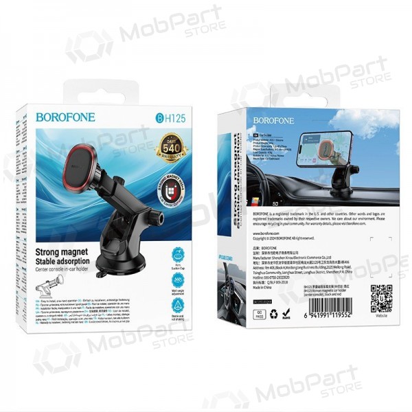 Autotelefonhalter Borofone BH125 auf dem Armaturenbrett 4,5–7 Zoll.