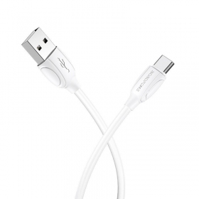 USB Kabel Borofone BX19 USB-A to USB-C 1.0m Weiß