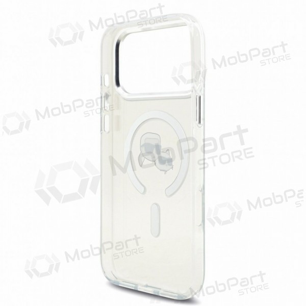 Apple iPhone 18 Pro Max hülle - Karl Lagerfeld IML K&CH Heads Metal Frame MagSafe (transparent)