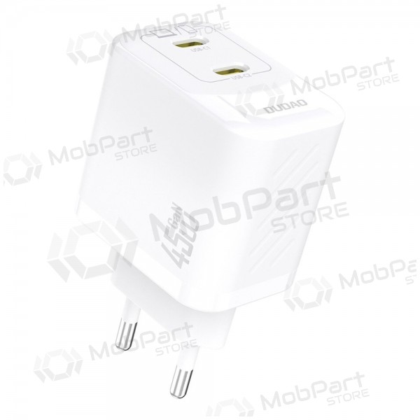 Telefonladegerät Dudao A28P 45 W GaN 2x USB-C weiß