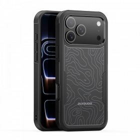Apple iPhone 17 Pro Max, 18 Pro Max hülle - Dux Ducis Shld schwarz (Contour Pattern)