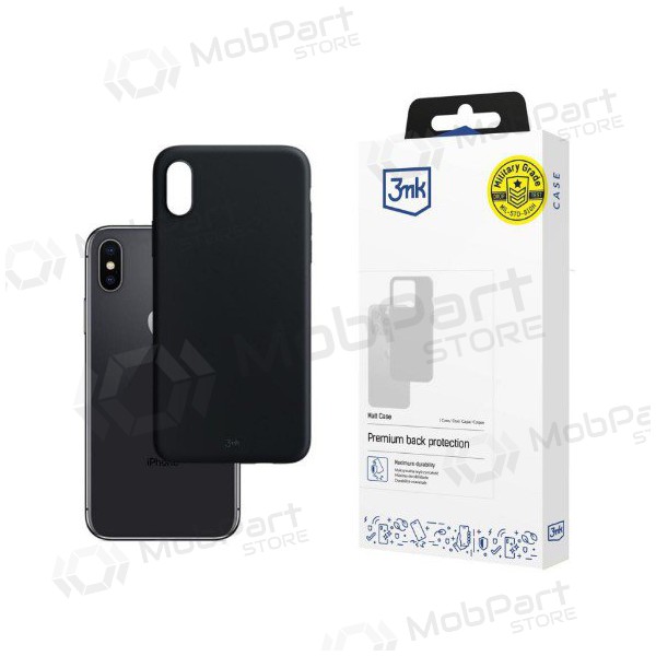 Apple iPhone 16e hülle - 3MK Matt Case (schwarz)