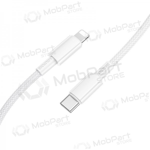Lightning-Kabel Borofone BX117 USB-C auf Lightning 1 m PD 27 W weiß