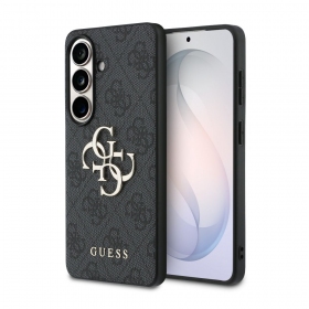 Samsung Galaxy S26 Hülle - Guess PU 4G Metal Logo (grau)