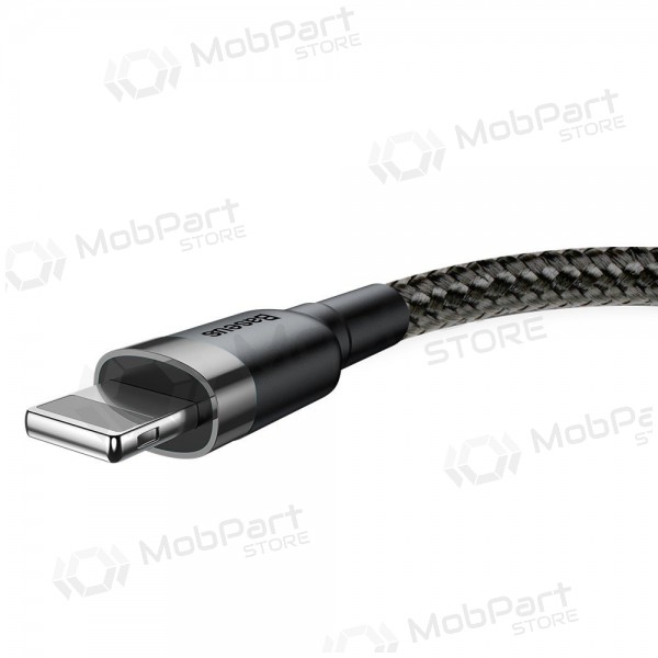 USB Kabel Baseus Cafule USB-A to Lightning 2.4A 1.0m Grau-Schwarz CALKLF-BG1