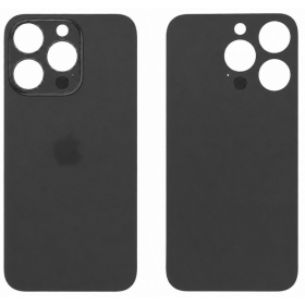 Apple iPhone 14 Pro Max rückseitige Abdeckung (schwarz)