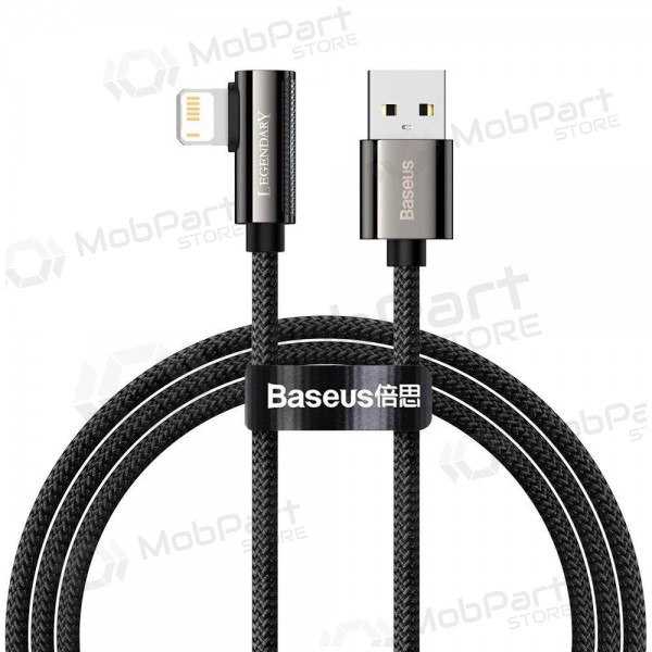 USB Kabel Baseus Legend Lightning 2.4A 1.0m (Schwarz) CALCS-01