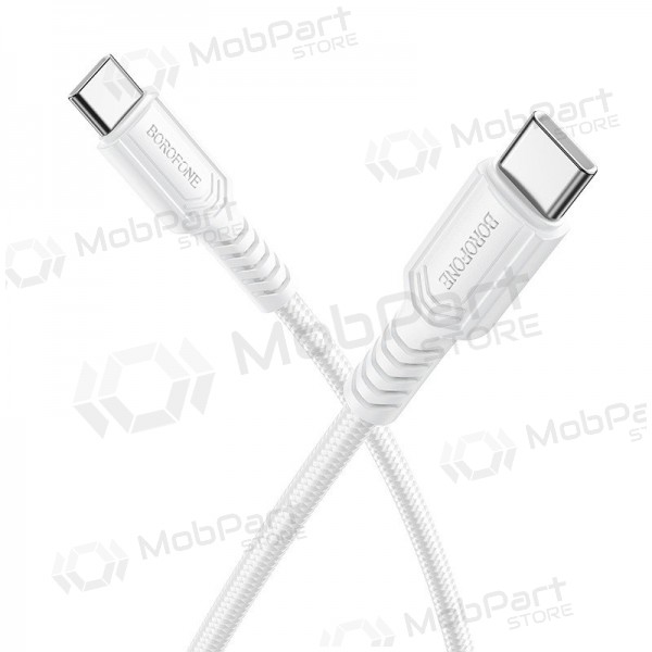USB-C-kabel Borofone BX116 USB-C zu USB-C 1 m 60 W weiß