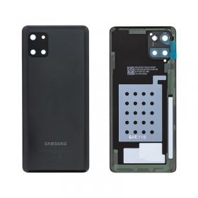 Samsung N770 Galaxy Note 10 Lite Rückseite Akkudeckel Schwarz (Aura Black) (gebraucht grade C, original)