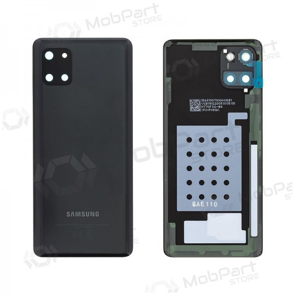Samsung N770 Galaxy Note 10 Lite Rückseite Akkudeckel Schwarz (Aura Black) (gebraucht grade C, original)