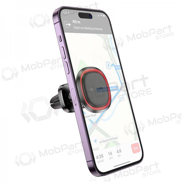 Halterung für Autotelefon Borofone BH124 (air vent) Schwarz Halterung für Autotelefon Borofone BH124 (air vent) Schwarz