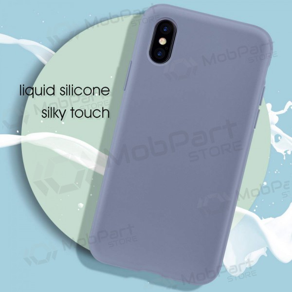 Apple iPhone 11 Pro hülle - Liquid Silicone 2.0mm (lavendelgrau)