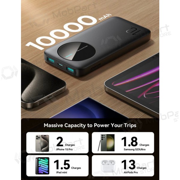 Externe Batterie Power Bank Joyroom JR-PBF12 10000mAh Schwarz Externe Batterie Power Bank Joyroom JR-PBF12 10000mAh Schwarz