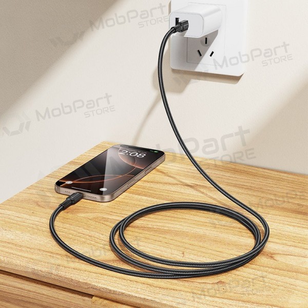 USB-C-Kabel Borofone BX116 USB-C auf USB-C 1 m 60 W schwarz