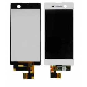 Sony E5603 Xperia M5 / E5606 / E5633 / E5653 / E5663 LCD Display kartu su liečiamu stikliuku (Weiß) - Premium