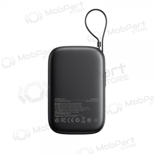 Externe Batterie Power Bank Joyroom JR-PBF18 22.5W with Lightning cable 10000mAh Schwarz Externe Batterie Power Bank Joyroom JR-PBF18 22.5W with Lightning cable 10000mAh Schwarz