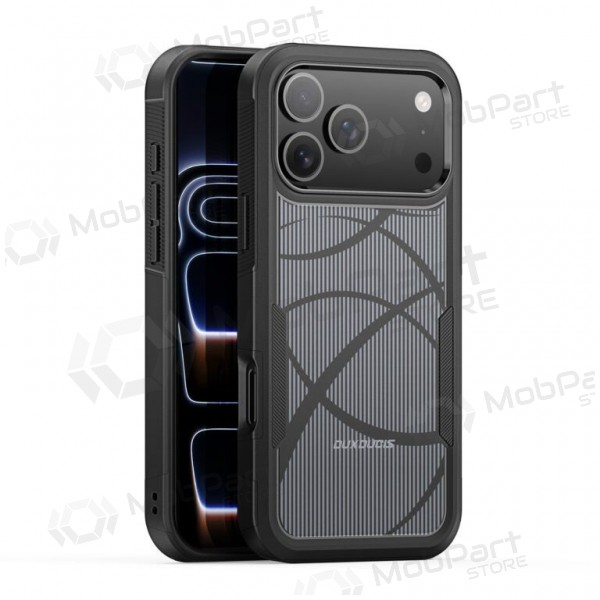 Apple iPhone 17 Pro Max, 18 Pro Max hülle - Dux Ducis Shld schwarz (Rhythm Pattern)