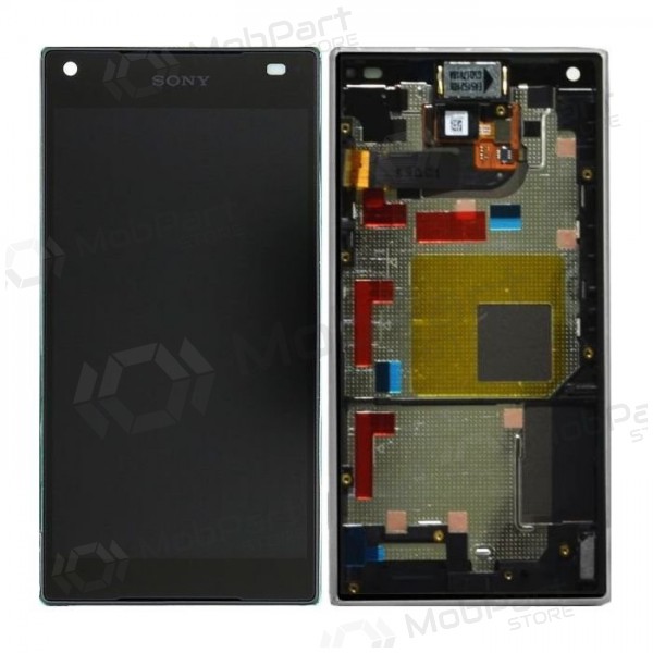 Sony E5803 / E5823 Xperia Z5 Compact Display (Schwarz) (mit Rahmen) (gebraucht grade B, original)