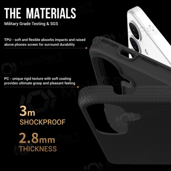 Handyhülle Perfectionists Triangle Case Samsung A266 A26 5G Schwarz