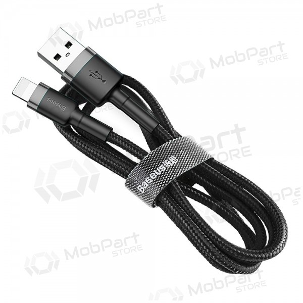 USB Kabel Baseus Cafule USB-A to Lightning 2.4A 1.0m Grau-Schwarz CALKLF-BG1