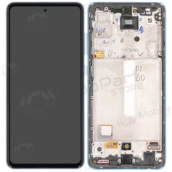 Samsung Galaxy A52 Display (Blau) (mit Rahmen) (original) Samsung Galaxy A52 Display (Blau) (mit Rahmen) (original)