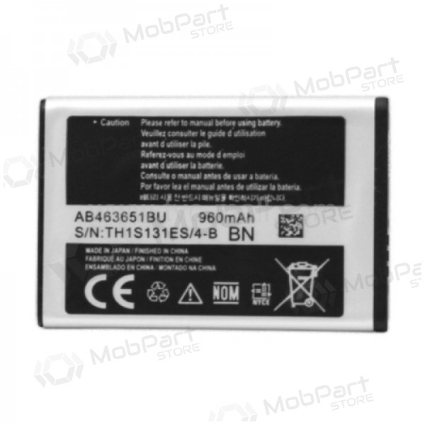 Samsung AB463651BU Batterie / Akku (960mAh) Samsung AB463651BU Batterie / Akku (960mAh)
