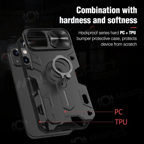 Apple iPhone 14 Pro Max Handyhülle „Nillkin Armor Pro“ (Schwarz)