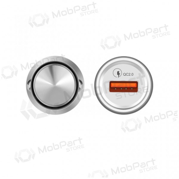 Auto-Ladegerät HOCO Z4 QuickCharge (5V 2.1A) (Silbrig)