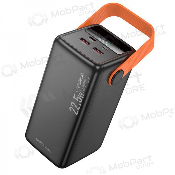 Externe Batterie Power Bank Borofone BJ66B 22.5W+PD20W 60000mAh Schwarz Externe Batterie Power Bank Borofone BJ66B 22.5W+PD20W 60000mAh Schwarz