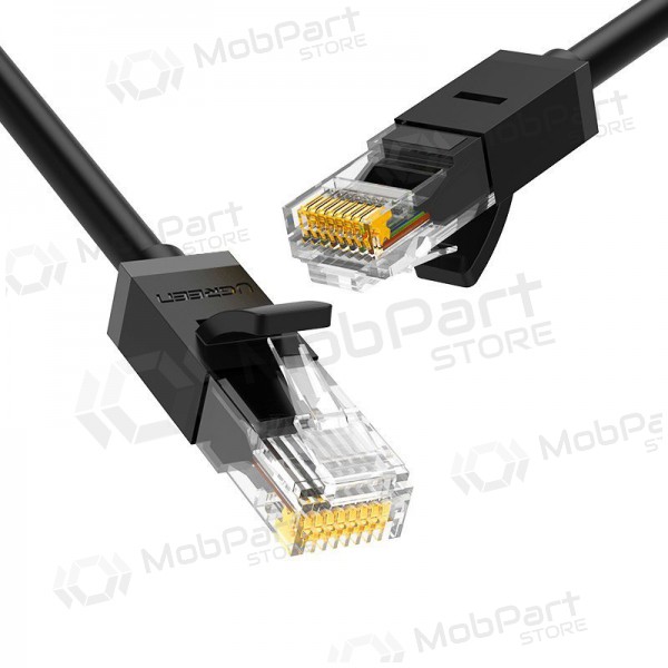 Kabel Ugreen RJ45 Cat 6 UTP 1000Mbps 1.0m (Schwarz)
