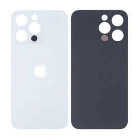 Apple iPhone 13 Pro Rückseite Akkudeckel (Silbrig) (bigger hole for camera)