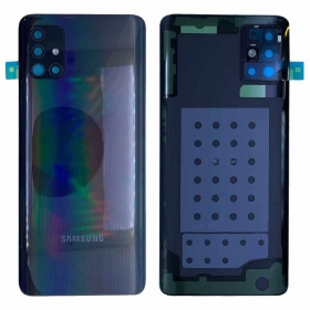 Samsung A515 Galaxy A51 2020 Rückseite Akkudeckel Schwarz (Prism Crush Black) (gebraucht grade C, original)