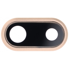 Apple iPhone 8 Plus Kameraglas (Golden ) (mit Rahmen)