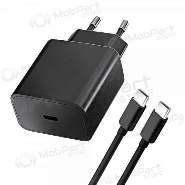 Blue Star 20 W USB-C Telefonladegerät mit USB-C Kabel schwarz