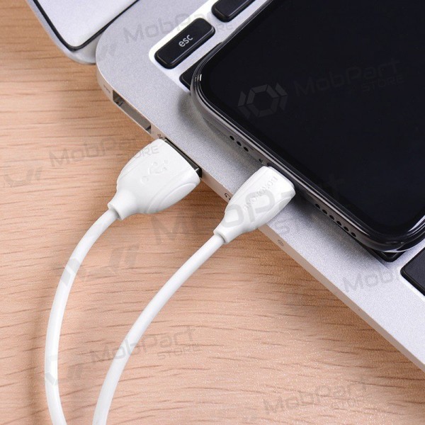 Lightning-Kabel Borofone BX19 USB-A auf Lightning 1 m weiß