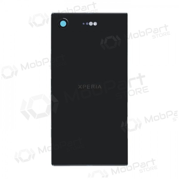 Sony G8441 Xperia XZ1 Compact Rückseite Akkudeckel (Schwarz) (gebraucht grade C, original)