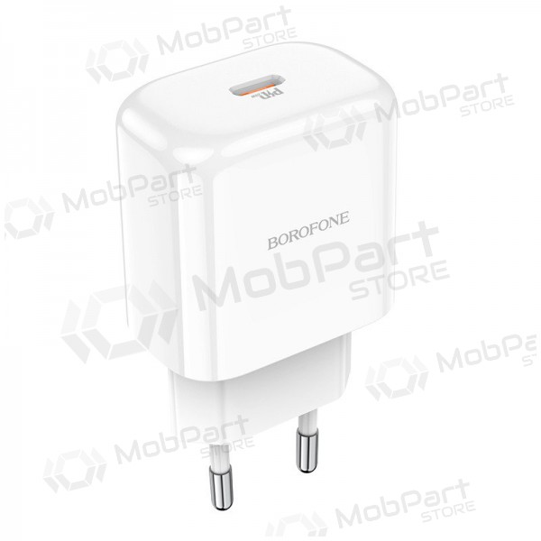 Ladegerät Borofone BN3 Type-C QC 3.0, PD 2.0 20W (Weiß)