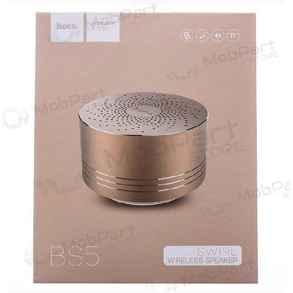 Bluetooth tragbarer Lautsprecher HOCO BS5 (MicroSD, Freisprecheinrichtung, AUX,FM) (Golden )