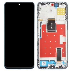 Ekranas Huawei Honor X8a/Honor 90 Lite su lietimui jautriu stikliuku und rėmeliu Black ORG