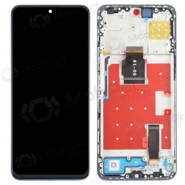 Ekranas Huawei Honor X8a/Honor 90 Lite su lietimui jautriu stikliuku und rėmeliu Black ORG